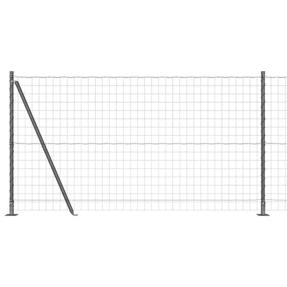 Welded Wire Fence with Concrete Base 25 x 1.2 m (W x H)