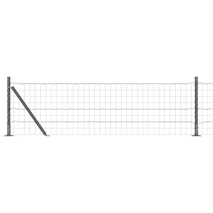 Welded Wire Fence with Concrete Base 50 x 0.4 m (W x H)