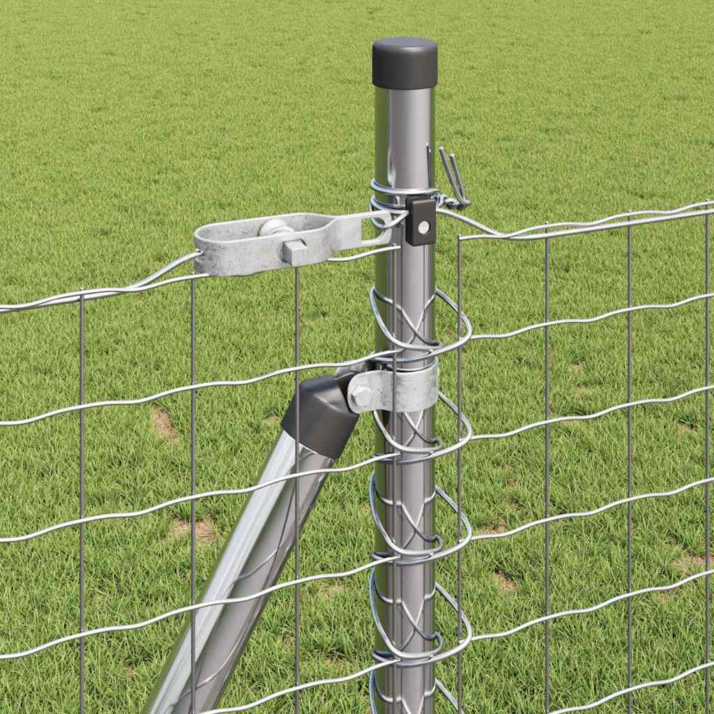 Welded Wire Fence with Concrete Base 10 x 0.8 m (W x H)