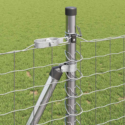 Welded Wire Fence with Concrete Base 10 x 1 m (W x H)