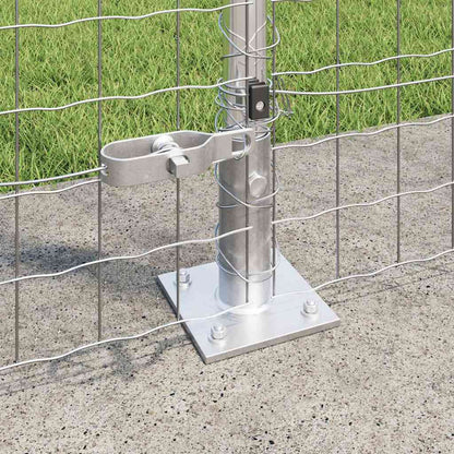 Welded Wire Fence with Concrete Base 10 x 1.4 m (W x H)