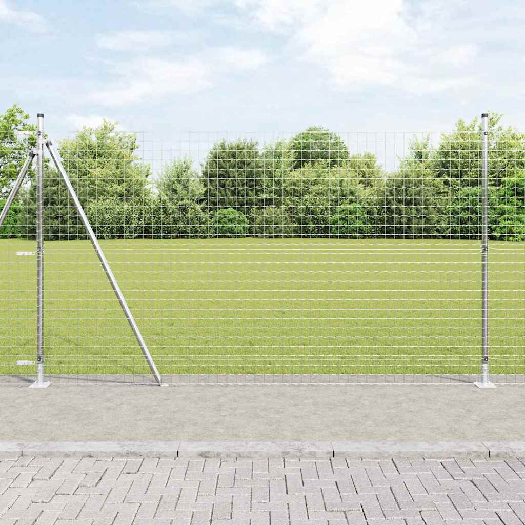 Welded Wire Fence with Concrete Base 10 x 1.6 m (W x H)
