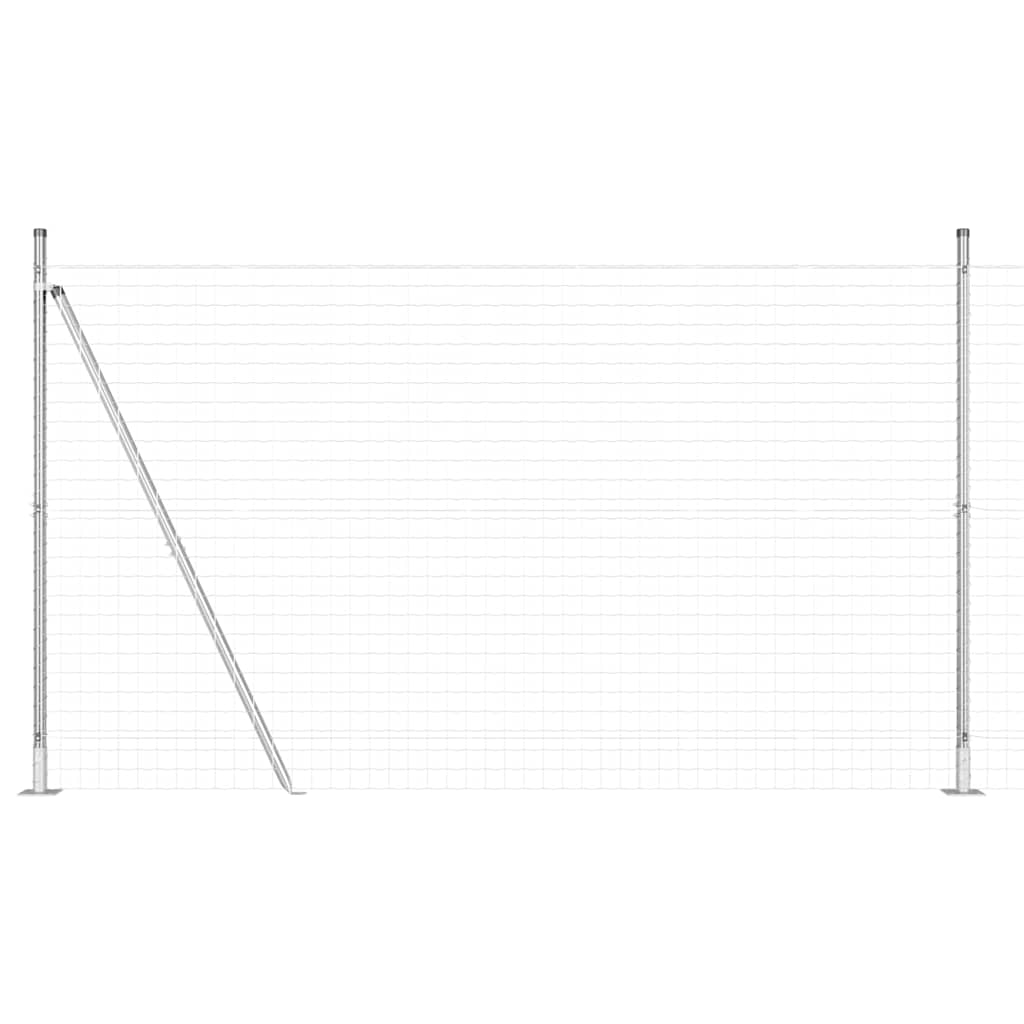 Welded Wire Fence with Concrete Base 10 x 1.6 m (W x H)