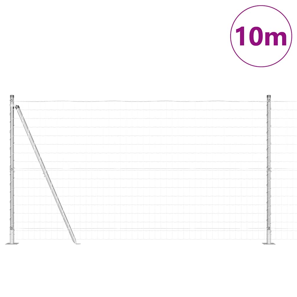 Welded Wire Fence with Concrete Base 10 x 1.2 m (W x H)
