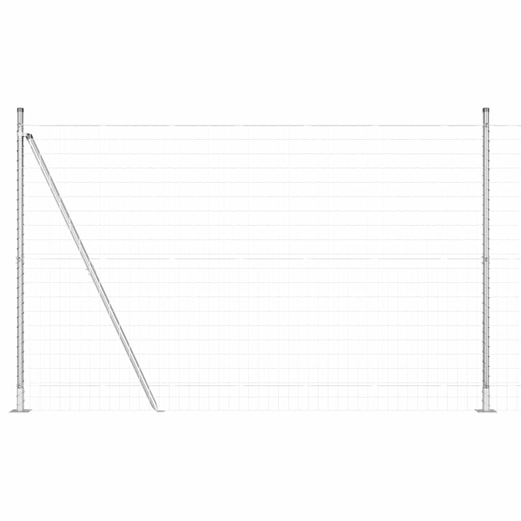 Welded Wire Fence with Concrete Base 10 x 1.5 m (W x H)