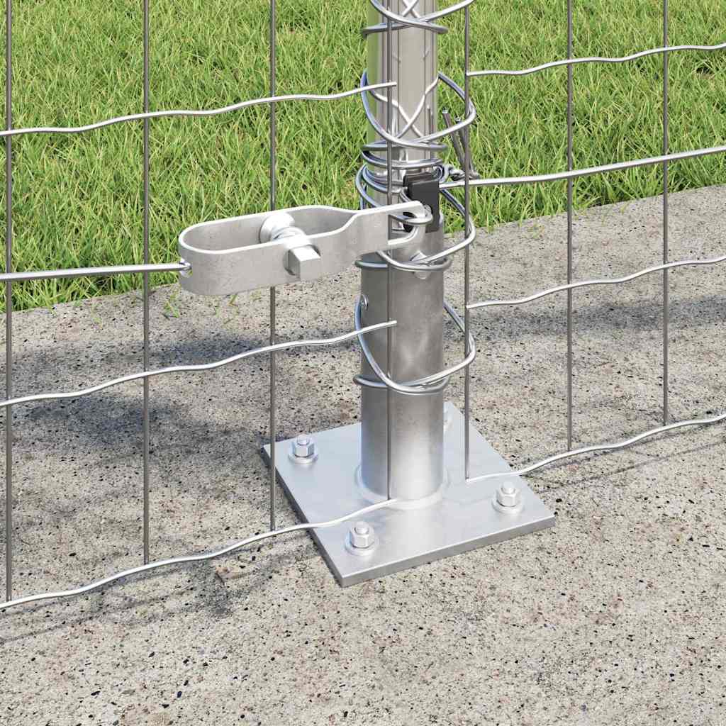 Welded Wire Fence with Concrete Base 10 x 1 m (W x H)
