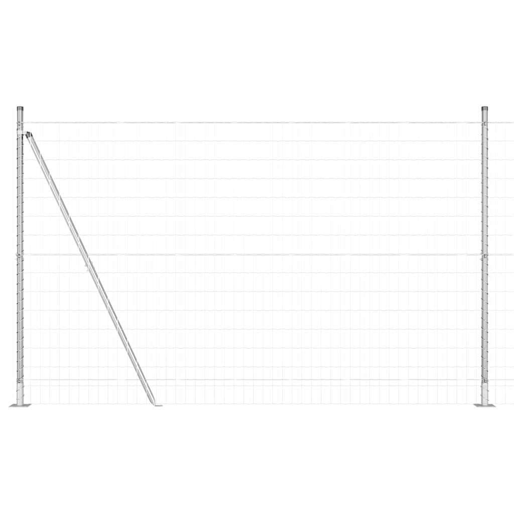 Welded Wire Fence with Concrete Base 10 x 1.4 m (W x H)