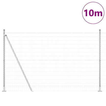 Welded Wire Fence with Concrete Base 10 x 1.5 m (W x H)