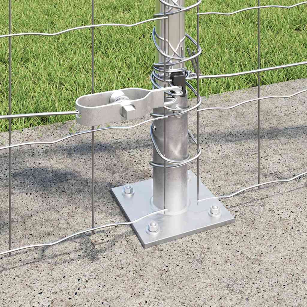 Welded Wire Fence with Concrete Base 10 x 1 m (W x H)