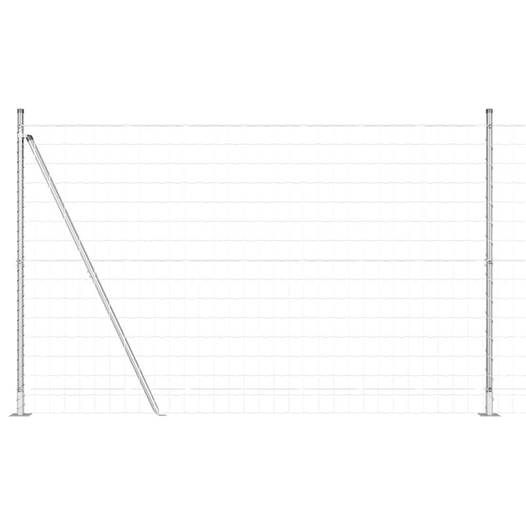 Welded Wire Fence with Concrete Base 10 x 1.5 m (W x H)