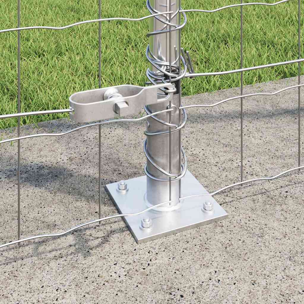 Welded Wire Fence with Concrete Base 10 x 1.6 m (W x H)
