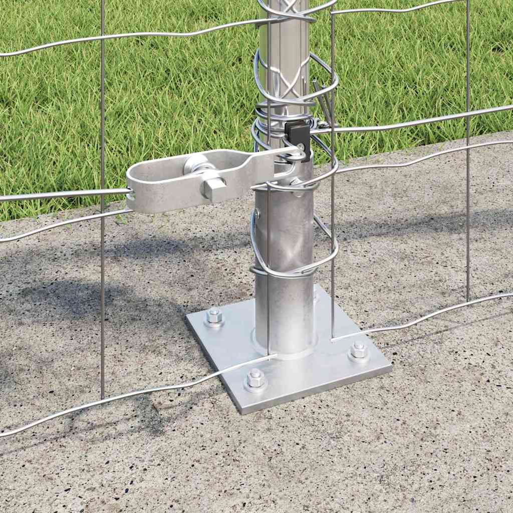 Welded Wire Fence with Concrete Base 10 x 0.8 m (W x H)