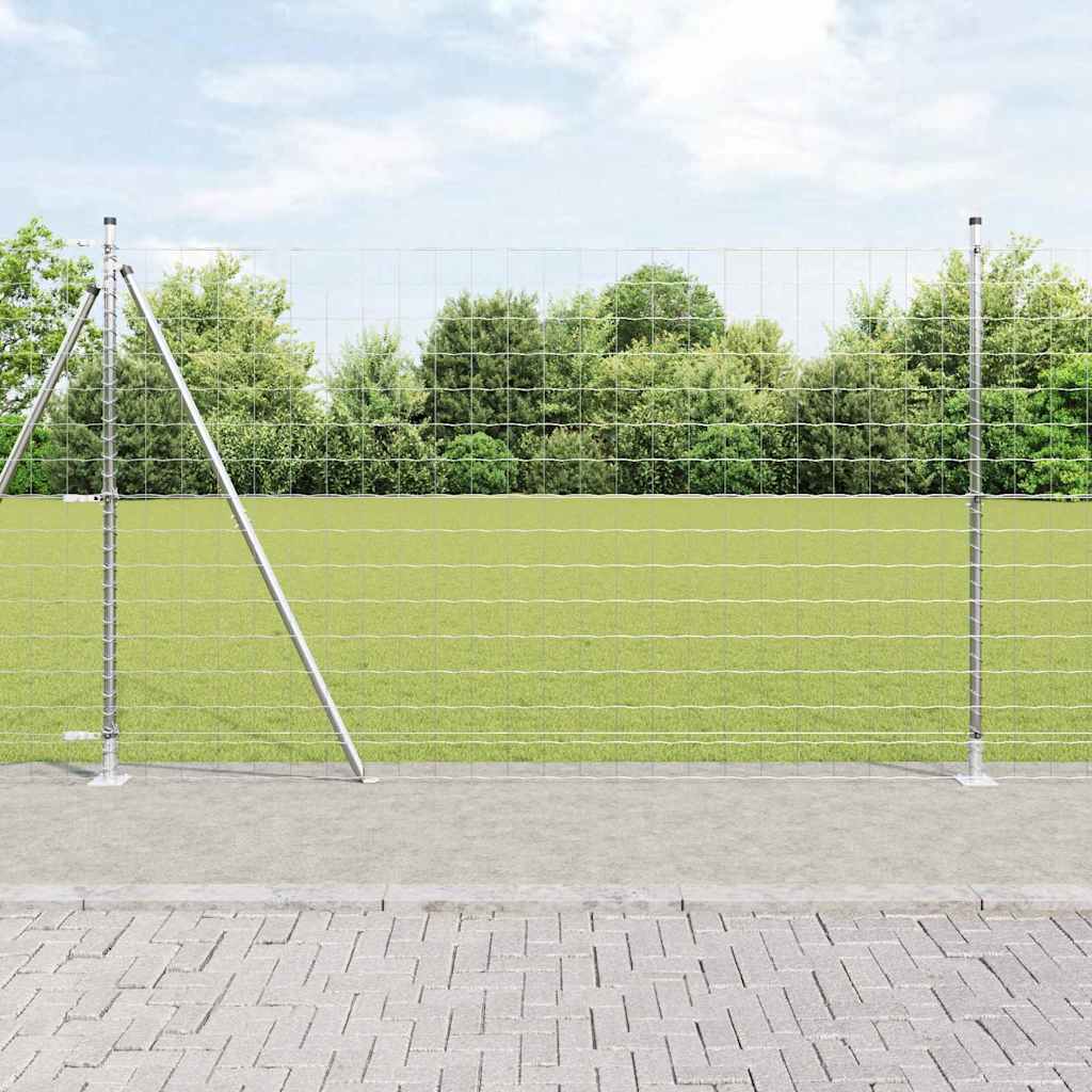 Welded Wire Fence with Concrete Base 10 x 1.4 m (W x H)