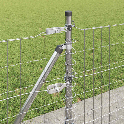 Welded Wire Fence with Concrete Base 25 x 0.6 m (W x H)