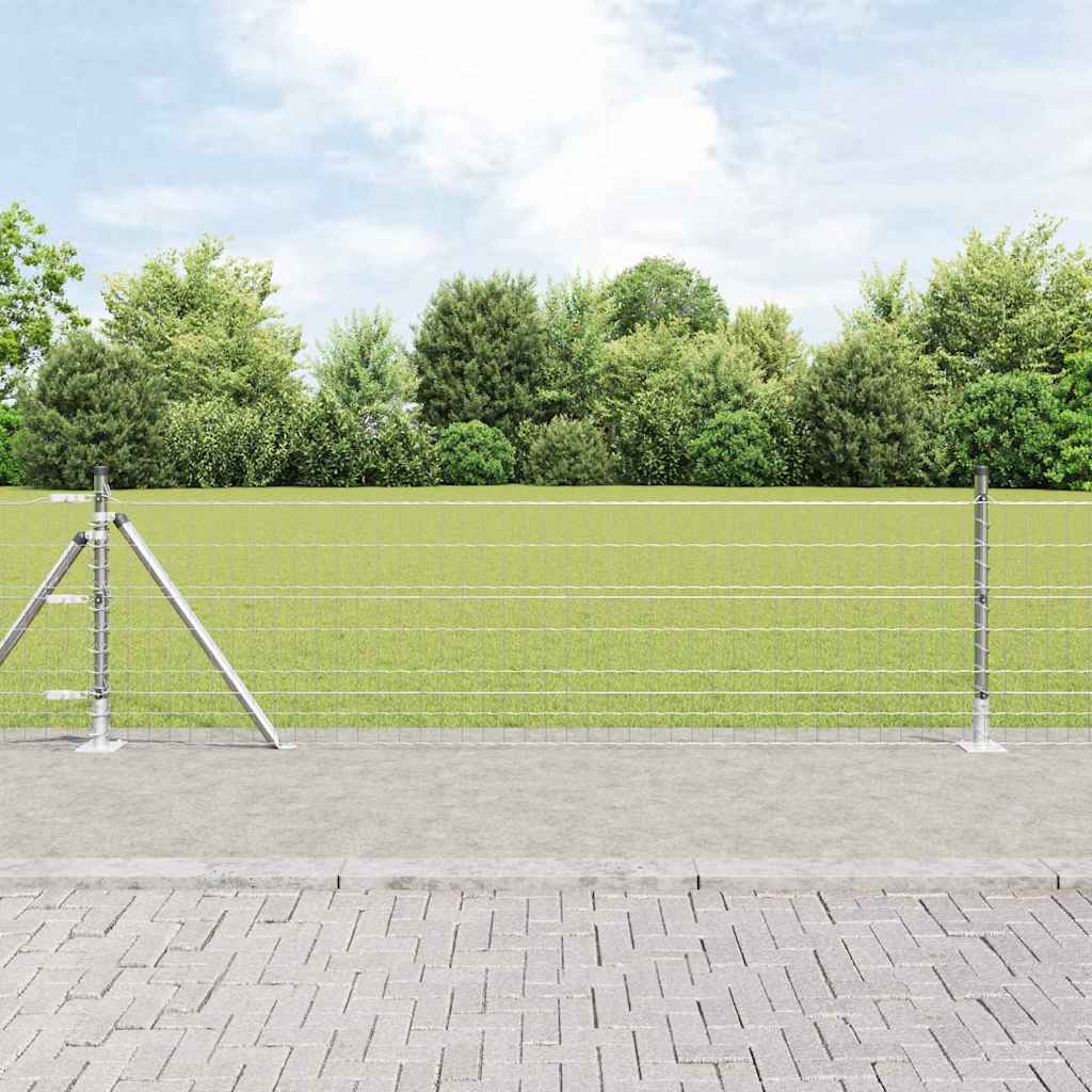 Welded Wire Fence with Concrete Base 25 x 0.6 m (W x H)