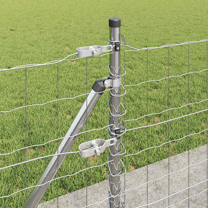 Welded Wire Fence with Concrete Base 25 x 0.4 m (W x H)