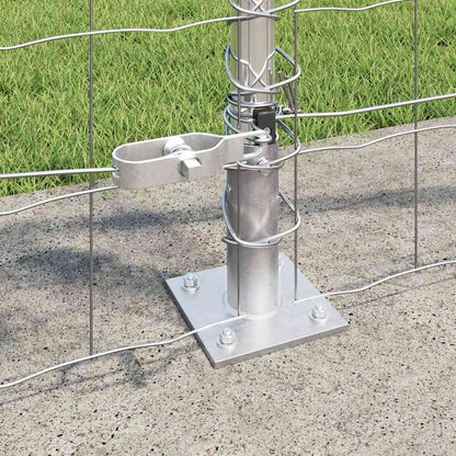 Welded Wire Fence with Concrete Base 25 x 0.8 m (W x H)