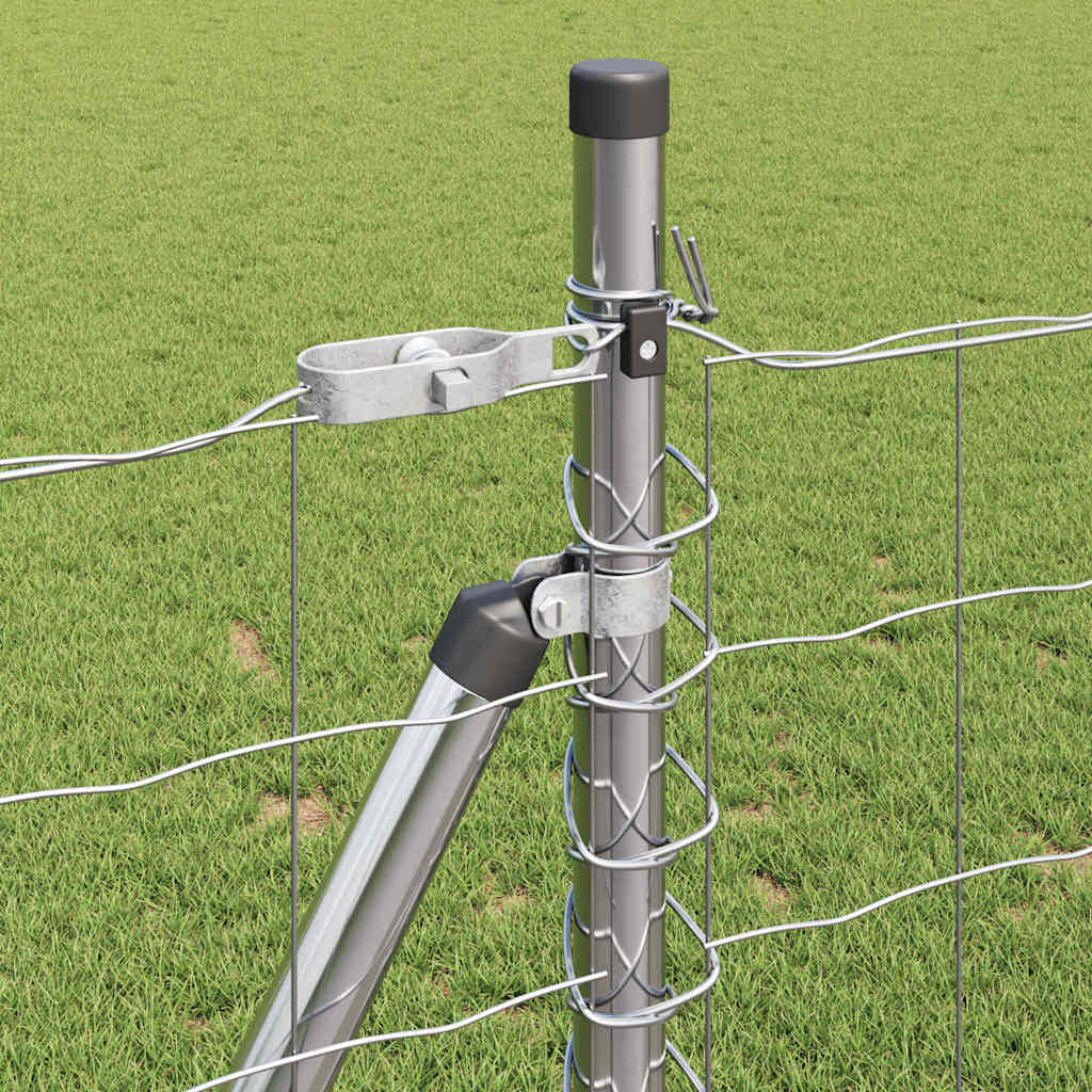 Welded Wire Fence with Concrete Base 25 x 0.8 m (W x H)