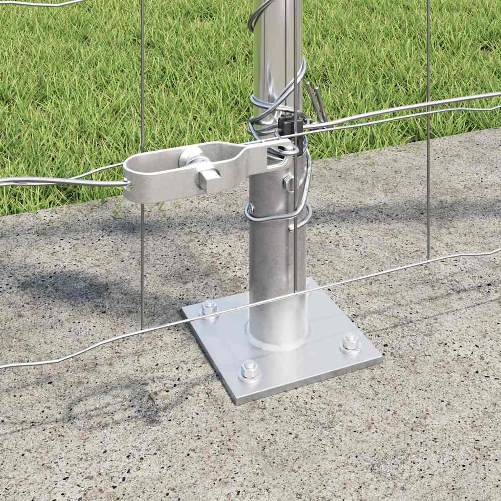 Welded Wire Fence with Concrete Base 25 x 1.2 m (W x H)