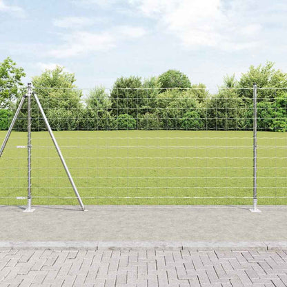 Welded Wire Fence with Concrete Base 25 x 1.2 m (W x H)