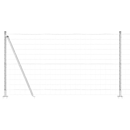 Welded Wire Fence with Concrete Base 25 x 1.2 m (W x H)