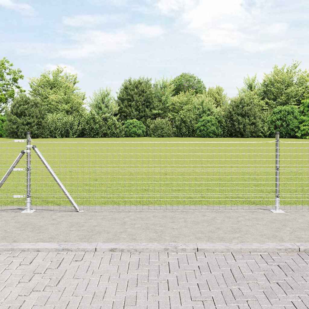Welded Wire Fence with Concrete Base 50 x 0.4 m (W x H)