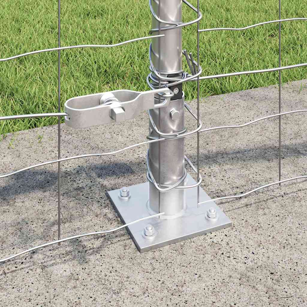 Welded Wire Fence with Concrete Base 50 x 0.4 m (W x H)