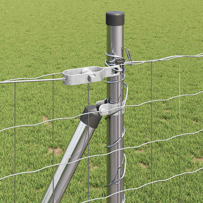Welded Wire Fence with Concrete Base 10 x 0.8 m (W x H)