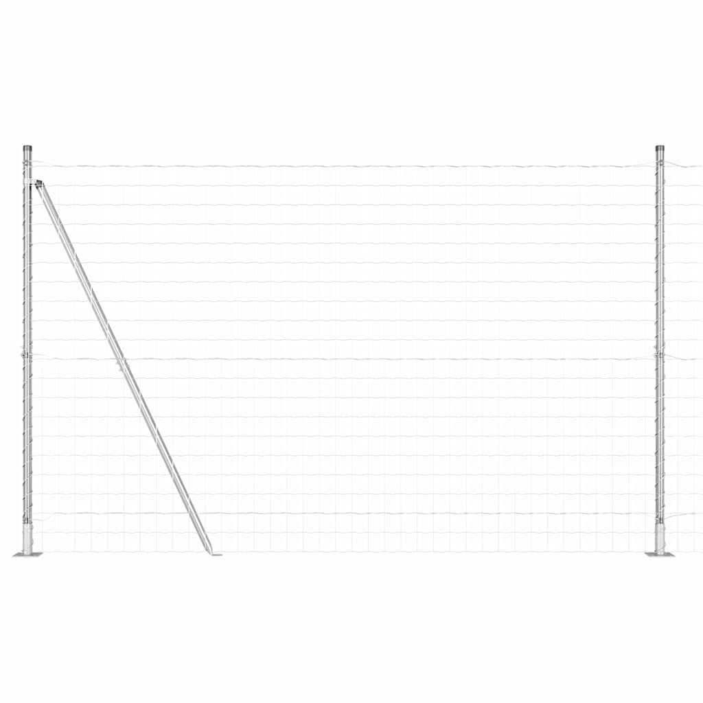 Welded Wire Fence with Concrete Base 10 x 1.6 m (W x H)