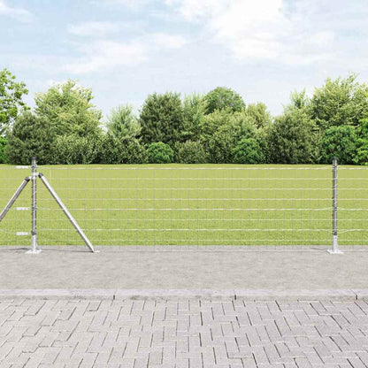 Welded Wire Fence with Concrete Base 25 x 0.6 m (W x H)
