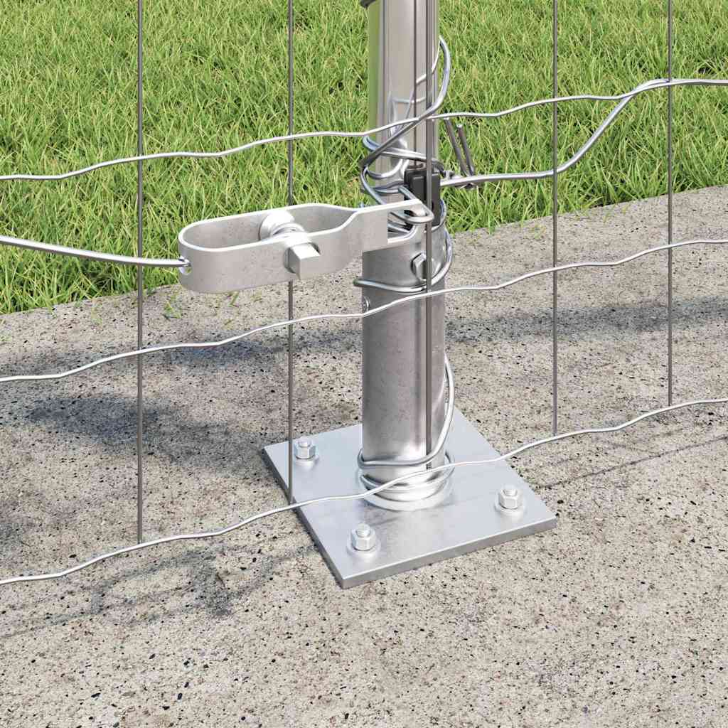 Welded Wire Fence with Concrete Base 25 x 1 m (W x H)