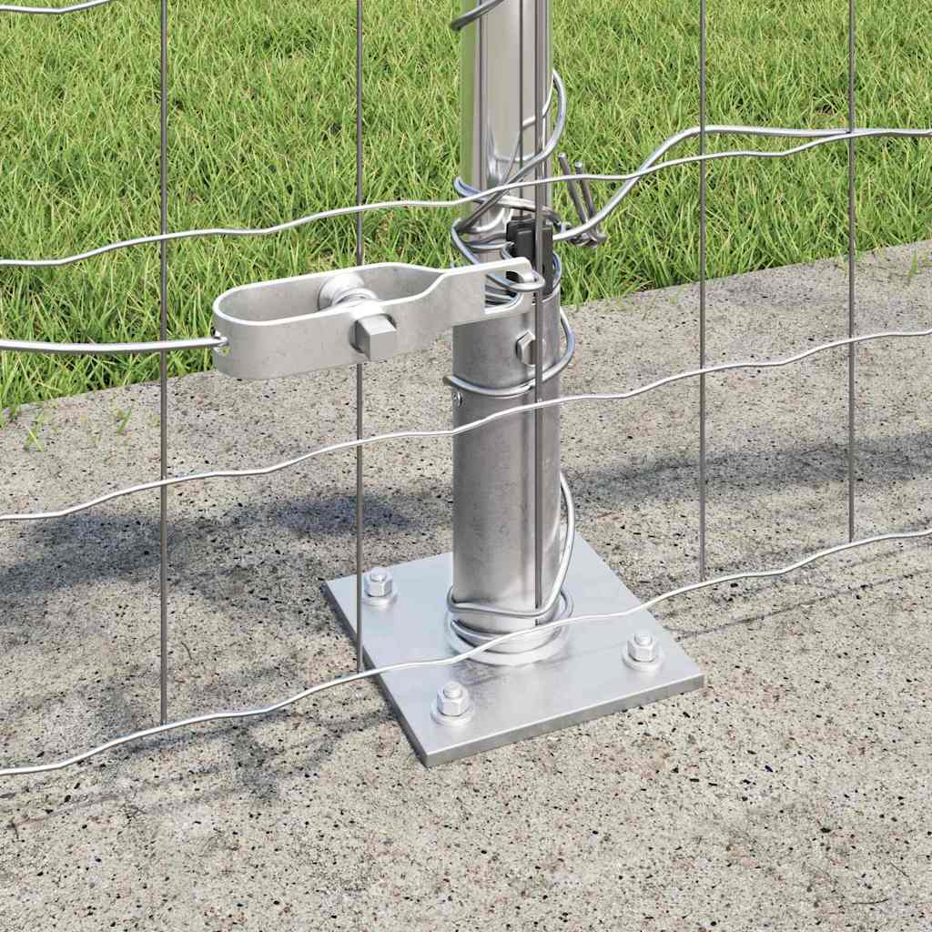 Welded Wire Fence with Concrete Base 50 x 0.4 m (W x H)