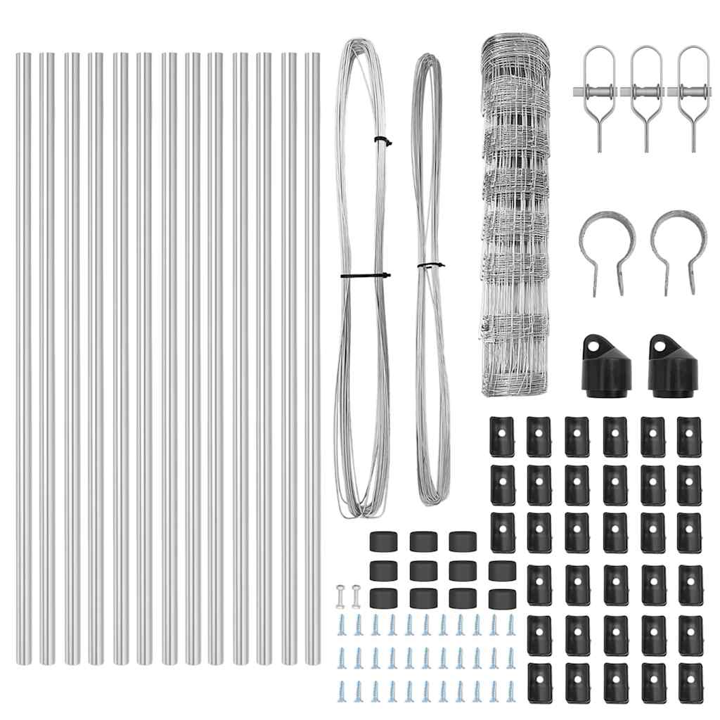 Ground Fix Welded Wire Fence 25 x 0.8 m (W x H)