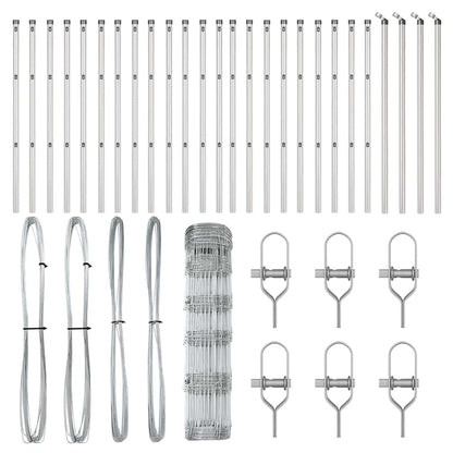 Fence Post Galvanized 50 x 0.8 m Steel