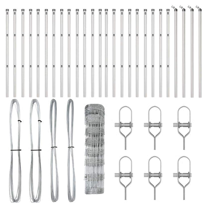 Fence Post Galvanized 50 x 0.8 m Steel