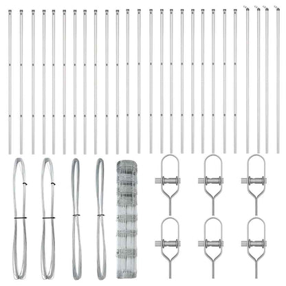 Fence Post Galvanized 50 x 1 m Steel