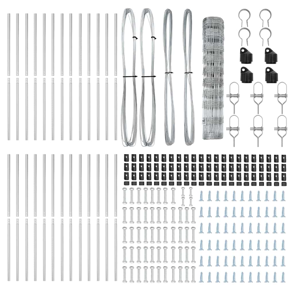 Fence Post Galvanized 50 x 1 m Steel