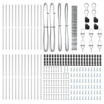 Fence Post Galvanized 50 x 1.5 m Steel
