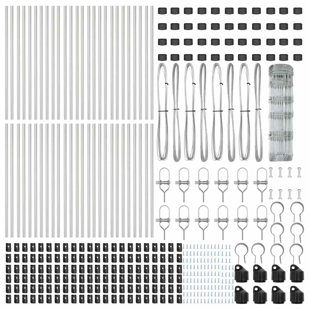 Ground Fix Welded Wire Fence 100 x 0.8 m (W x H)