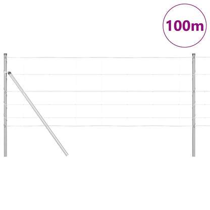 Ground Fix Welded Wire Fence 100 x 0.8 m (W x H)