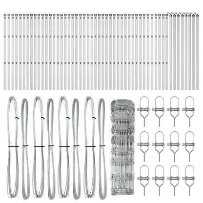 Fence Post Galvanized 100 x 0.8 m Steel