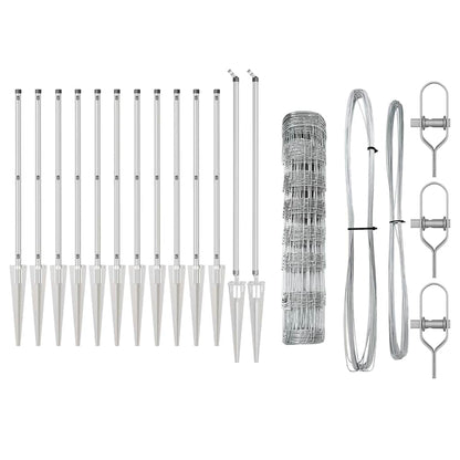 Fence Post Galvanized 25 x 0.8 m Steel