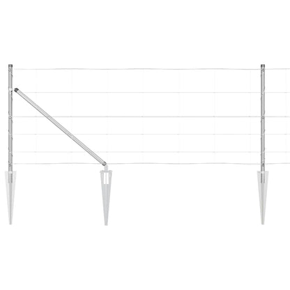 Fence Post Galvanized 50 x 0.8 m Steel