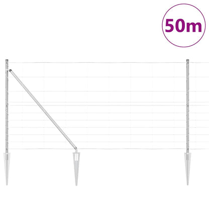 Welded Wire Fence with Spikes 50 x 1.2 m (W x H)