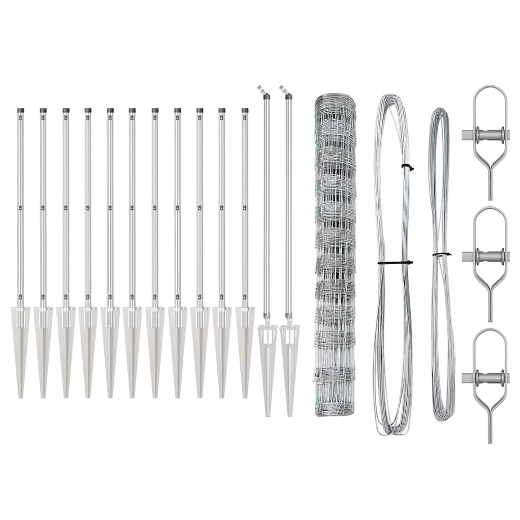 Welded Wire Fence with Spikes 50 x 1.2 m (W x H)