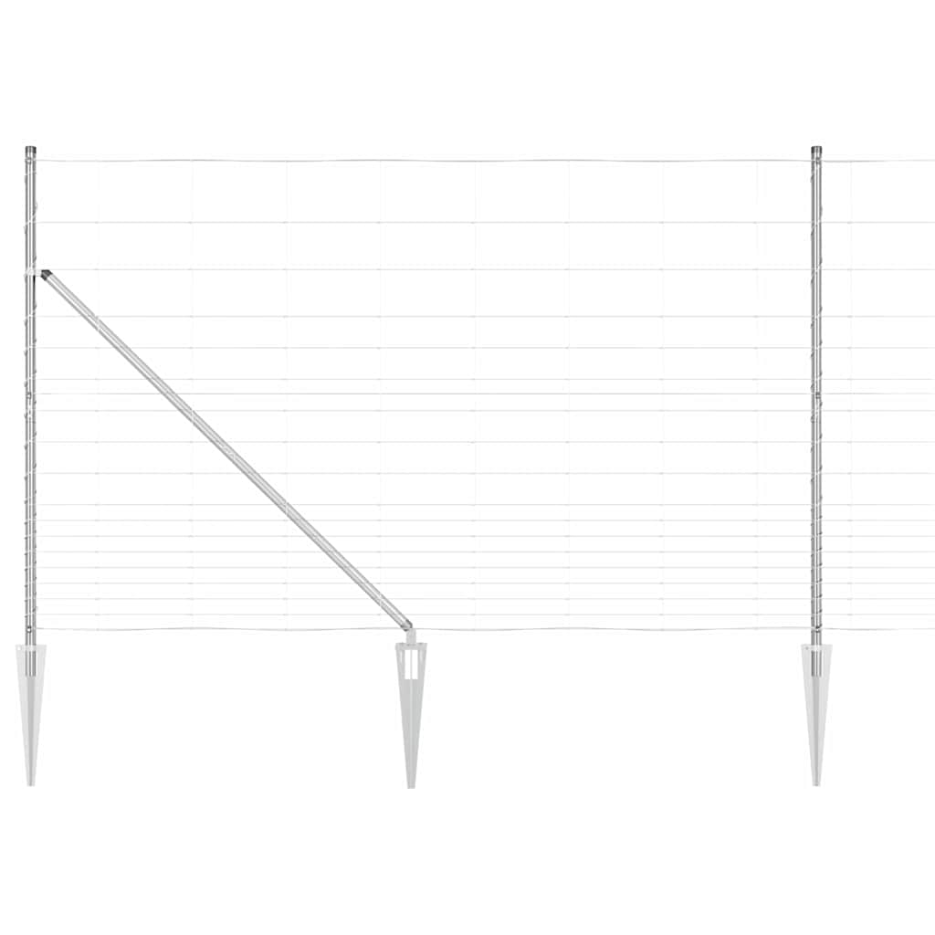 Fence Post Galvanized 50 x 1.5 m Steel