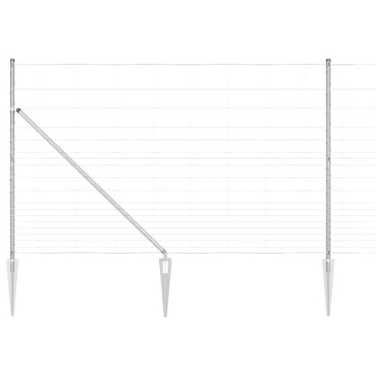 Fence Post Galvanized 50 x 1.5 m Steel