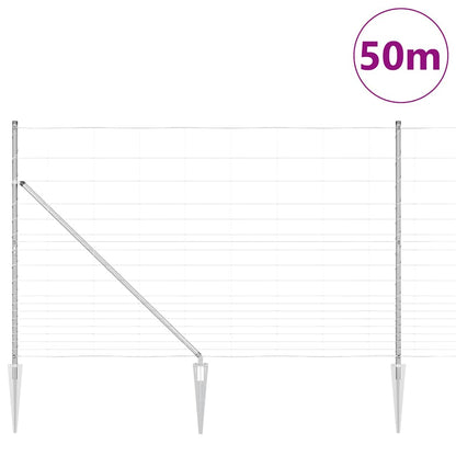 Fence Post Galvanized 50 x 1.5 m Steel