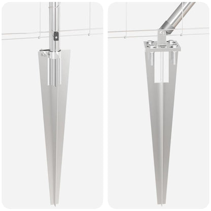 Fence Post Galvanized 50 x 1.6 m Steel