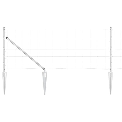 Fence Post Galvanized 100 x 0.8 m Steel